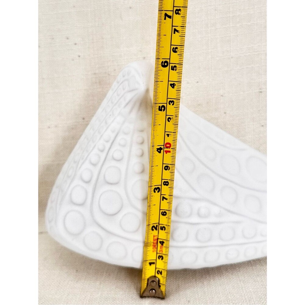 Jonathan Adler Menagerie Medium Teardrop Bird Figurine White Ceramic Matte - Picture 8 of 9